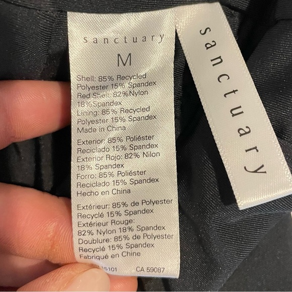 Sanctuary Tie-Front Plunge One-Piece Swimsuit - Picture 6 of 7